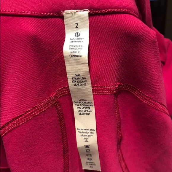 NEW⚡️RARE Lmtd. Edition Lululemon Hustle & Bustle Ruffle define berry jacket - Picture 7 of 8